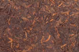 Pressed Rip Pu-erh Tea - Shu Puer 2018 “Pure raw materials Bulan” from the Chashuvan plant 357 g, 