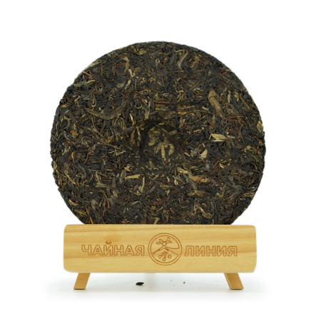 Pressed Raw Pu-erh Tea - Шэн пуэр 2019 г. "Большая снежная гора" завода "Чжоуши" 357 г, 