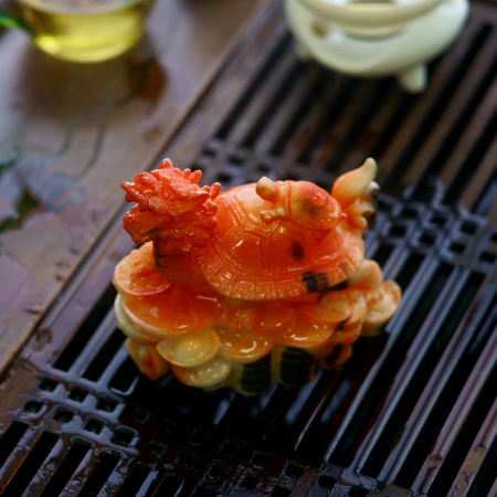 Чайная игрушка меняющая цвет "Тыквенный дракончик". Price: ₽2,370 rub.