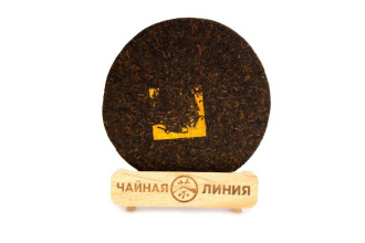 Pressed Rip Pu-erh Tea - Шу пуэр 2014 г. «Юйпинь гунтин» марки «Кайшуньхао» 357 г, 