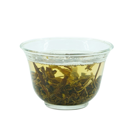 Pressed Raw Pu-erh Tea - Шэн пуэр 2021 г. "Таинственное место" завода "Юнфа" 357 г, 