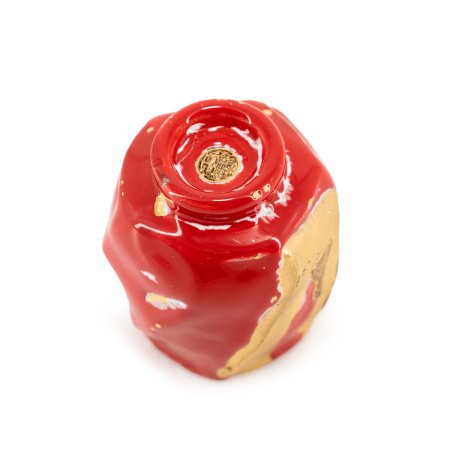 Sino ceramic bowl "White and Red" by master Huang Ronghua, 130 ml | 茶杯. Price: ₽20,630 rub.