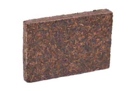 Pressed Rip Pu-erh Tea - Shu Puer 2014 “Offering to the Emperor” Chashuwan factory brick 250 g, 