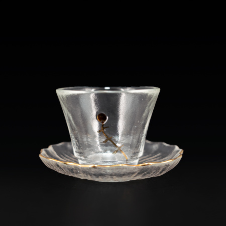 Пиала с подставкой "Ледяное озеро" 50мл | 茶杯. Price: ₽1,740 rub.