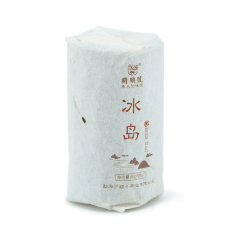 Pressed Raw Pu-erh Tea - Sheng Pu'er 2021 "Bingdao Trees" from the Kaishunhao factory, 56 g set (7 mini bins), 