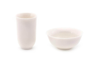 Чайная пара с подставкой "Чаша на листе", 25 мл. | 茶杯. Price: ₽2,130 rub.