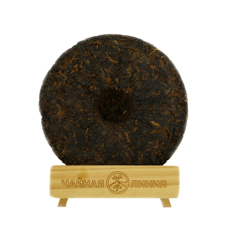 Pressed Rip Pu-erh Tea - Shu Pu'er 2019 "Laoman'e" Yunfuxiang plant 357 g, 