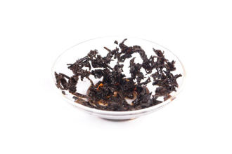 Pressed Rip Pu-erh Tea - Шу пуэр 2018 г. Мусульманин чайного дома Динсин 357 г, 