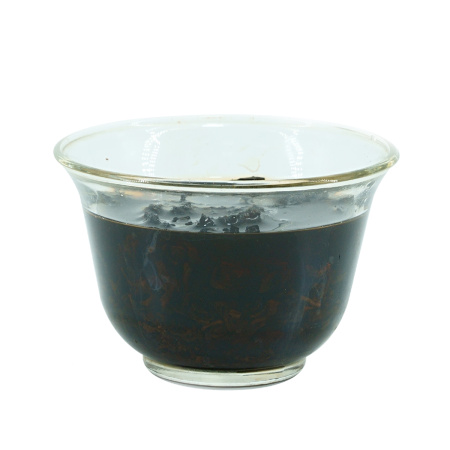 Pressed Rip Pu-erh Tea - Шу пуэр 2021 г. "Бык из Нака меняет мир" завода "Чашуван" 357 г, 