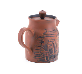 Глиняный чайник из Цзяньшуй, Юньнань "Городская суета", 170 мл. Price: ₽17,080 rub.