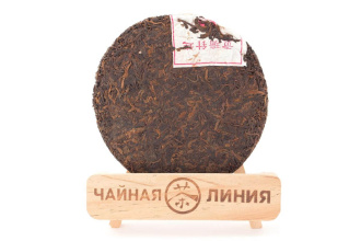 Pressed Rip Pu-erh Tea - Шу пуэр 2004 г. марки "Пагода" завода "Лимин", 200 гр., 