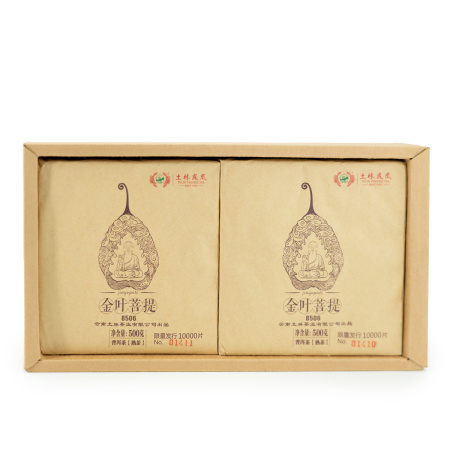 Pressed Rip Pu-erh Tea - Шу пуэр 2020 г. "8506" завода "Тулинь" 500 г (1 квадрат), 