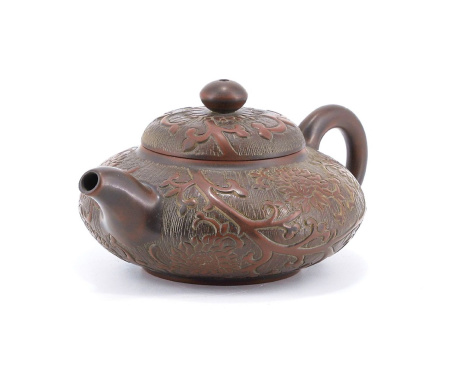 Qinzhou, Guangxi, Purple Lotus Clay Teapot, 170ml. Price: ₽20,580 rub.
