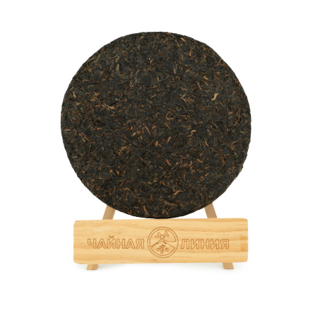 Pressed Rip Pu-erh Tea - Shu Pu'er 2018 "Bada" brand "Chawanzhai" Jindian plant, 357 g, 