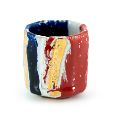 Sino ceramic bowl "Another Dimension" by master Huang Ronghua, 60 ml | 茶杯. Price: ₽20,470 rub.