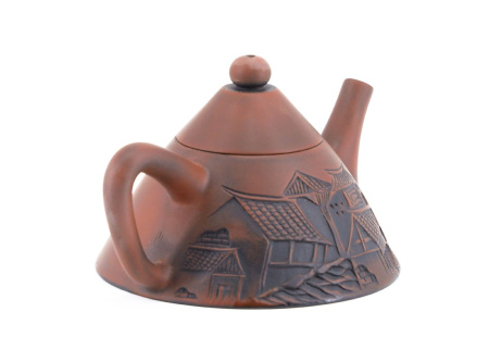 Глиняный чайник из Цзяньшуй, Юньнань "ДОУ-ГУН", 140 мл.. Price: ₽16,230 rub.