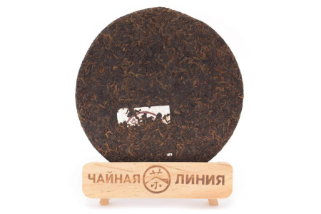Pressed Rip Pu-erh Tea - Shu Pu-erh 2016 "Ecological" from the Yunfuxiang factory, 357 g, 