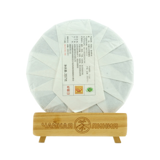 Pressed Rip Pu-erh Tea - Шу пуэр 2019 г. "Буланшань" завода "Юньфусян" 357 г, 