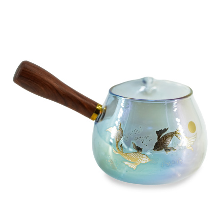 Чахай с деревянной ручкой "Неоновые рыбки" 400мл. Price: ₽2,270 rub.