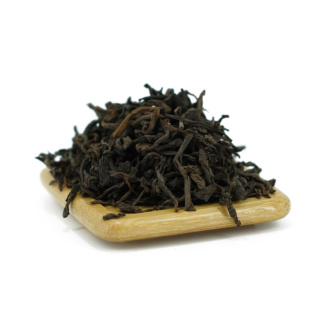 Dark Tea (Hei cha) - Любао 2015 года рассыпной в бамбуковой корзине, 500 г, 