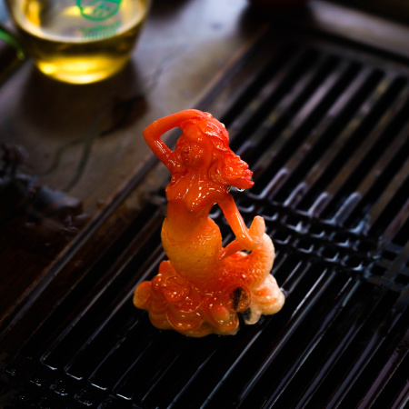 Чайная игрушка меняющая цвет "Оранжевая русалка". Price: ₽1,270 rub.