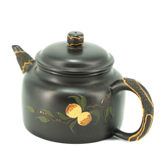 Глиняный чайник "Ветка с персиками". Price: ₽7,610 rub.