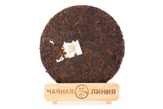 Pressed Rip Pu-erh Tea - Shu Puer 2020 "Mouse. Big Bulan Trees" by the Zhoushi plant 357 g, 