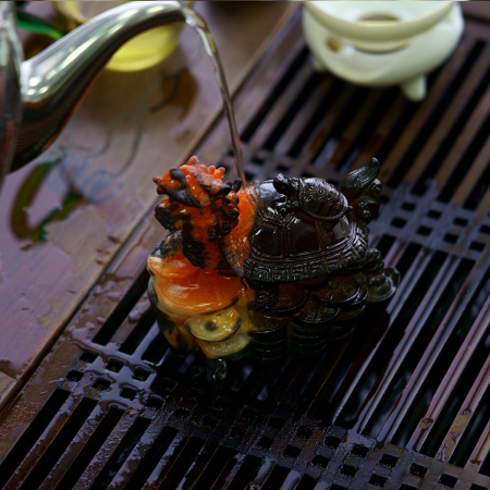 Чайная игрушка меняющая цвет "Тыквенный дракончик". Price: ₽2,370 rub.