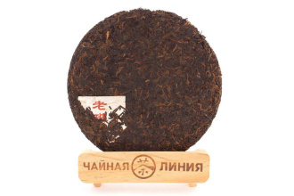 Pressed Rip Pu-erh Tea - Шу пуэр 2018 г. «Лаобаньчжан» завода «Чжоуши» 357 г, 