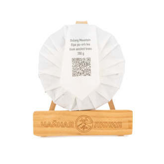 Chaline Pu-erh Tea - Шу пуэр 2024 г. со старых деревьев гор Булан марки "Чайная Линия" 200 г, 