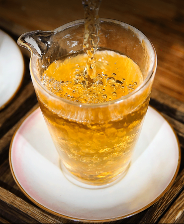 Pressed Raw Pu-erh Tea - Sheng Pu'er 2023 "Good Start" from the Xiaguan factory, 280g nest, 