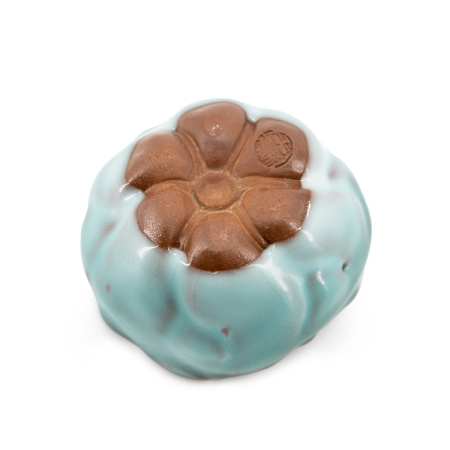 Celadon bowl "Turquoise Lake" by master Huang Ronghua, 85 ml. | 茶杯. Price: ₽8,030 rub.