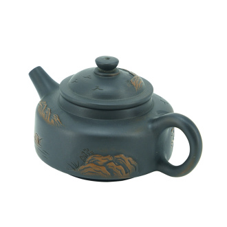 Глиняный чайник из Цзяньшуй, Юньнань "Хатки у дерева". Price: ₽10,330 rub.
