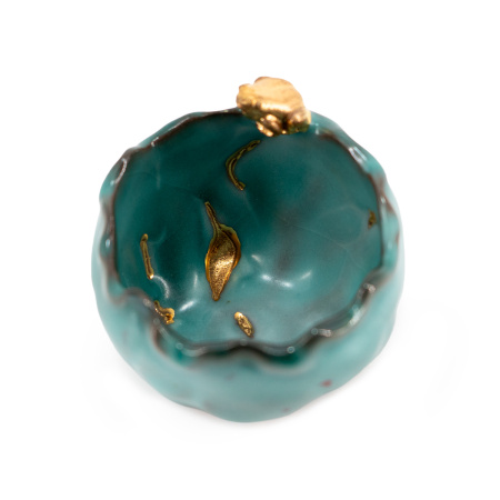 Celadon bowl "Turquoise Lake" by master Huang Ronghua, 85 ml. | 茶杯. Price: ₽8,030 rub.