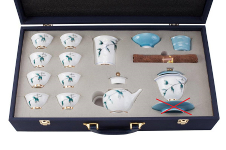 Discounted tea set “Leaf”. Price: ₽30,470 rub.