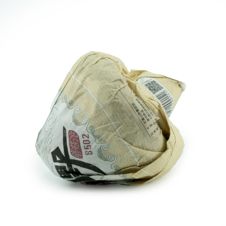 Pressed Rip Pu-erh Tea - Шу пуэр 2020 г. "Бескрайние горы" завода "Тулинь" гриб 250 г, 