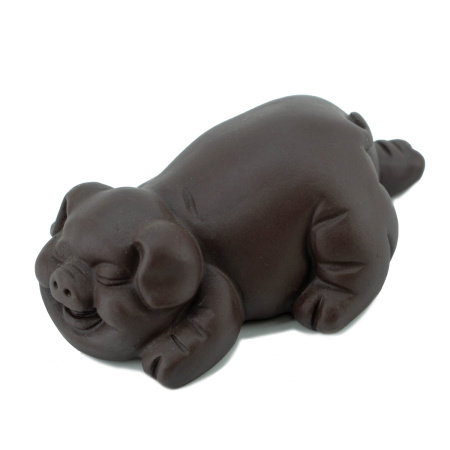 Clay tea toy "Dark Pig". Price: ₽2,880 rub.
