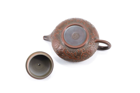 Qinzhou, Guangxi, Purple Lotus Clay Teapot, 170ml. Price: ₽20,580 rub.