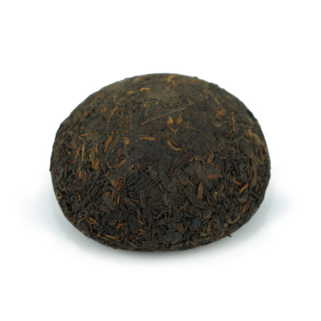 Pressed Rip Pu-erh Tea - Shu Pu'er 2007 "Xia Guan's Nest" of the "Pine and Crane" brand from the "Xia Guan" factory, nest 250 g, 