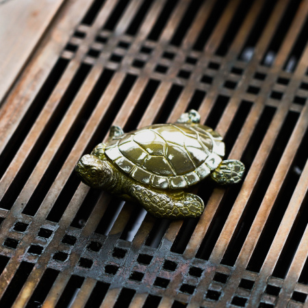 Чайная игрушка меняющая цвет "Бронзовая черепашка" большая. Price: ₽1,430 rub.
