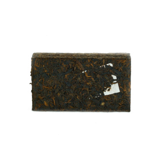Pressed Rip Pu-erh Tea - Шу пуэр 2013 г. "Булан гунтин" завода "Чжоуши" кирпич 100 г, 
