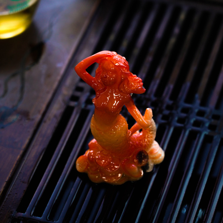 Чайная игрушка меняющая цвет "Оранжевая русалка". Price: ₽1,270 rub.