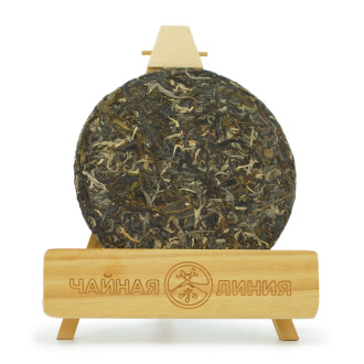 Chaline Pu-erh Tea - Шэн пуэр 2023 г. "Вечность" марки "Чайная Линия" 200 г, 