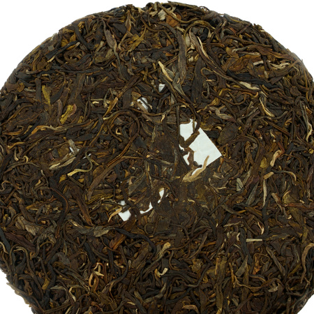 Pressed Raw Pu-erh Tea - Шэн пуэр 2021 г. "Таинственное место" завода "Юнфа" 357 г, 