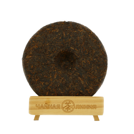 Pressed Rip Pu-erh Tea - Шу пуэр 2015 г. "Зрелый пуэр из деревни Ма Хэй" завода "Чашуван" 357 г, 