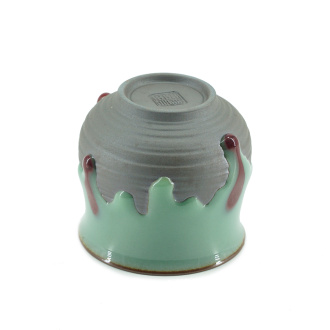 Handmade ceramic bowl "Emerald jug" 110 ml | 茶杯. Price: ₽1,680 rub.