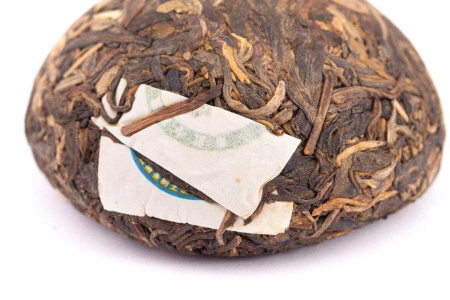 Pressed Raw Pu-erh Tea - Шэн пуэр 2013 г. гнездо завода «Чашуван» 100 г, 