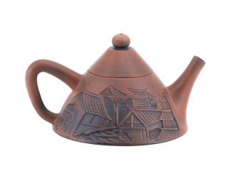 Глиняный чайник из Цзяньшуй, Юньнань "ДОУ-ГУН", 140 мл.. Price: ₽16,230 rub.