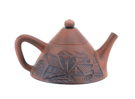 Глиняный чайник из Цзяньшуй, Юньнань "ДОУ-ГУН", 140 мл.. Price: ₽16,230 rub.