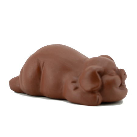 Clay tea toy "Brown Pig". Price: ₽2,880 rub.